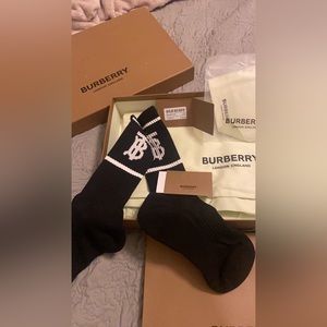100% Authentic Burberry Monogram Socks